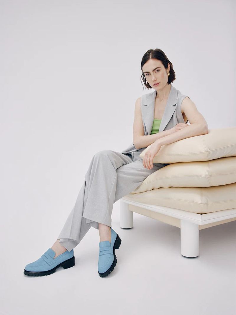 Maguire | Women's Sintra Sky Blue Loafer Last Units - Click Image to Close