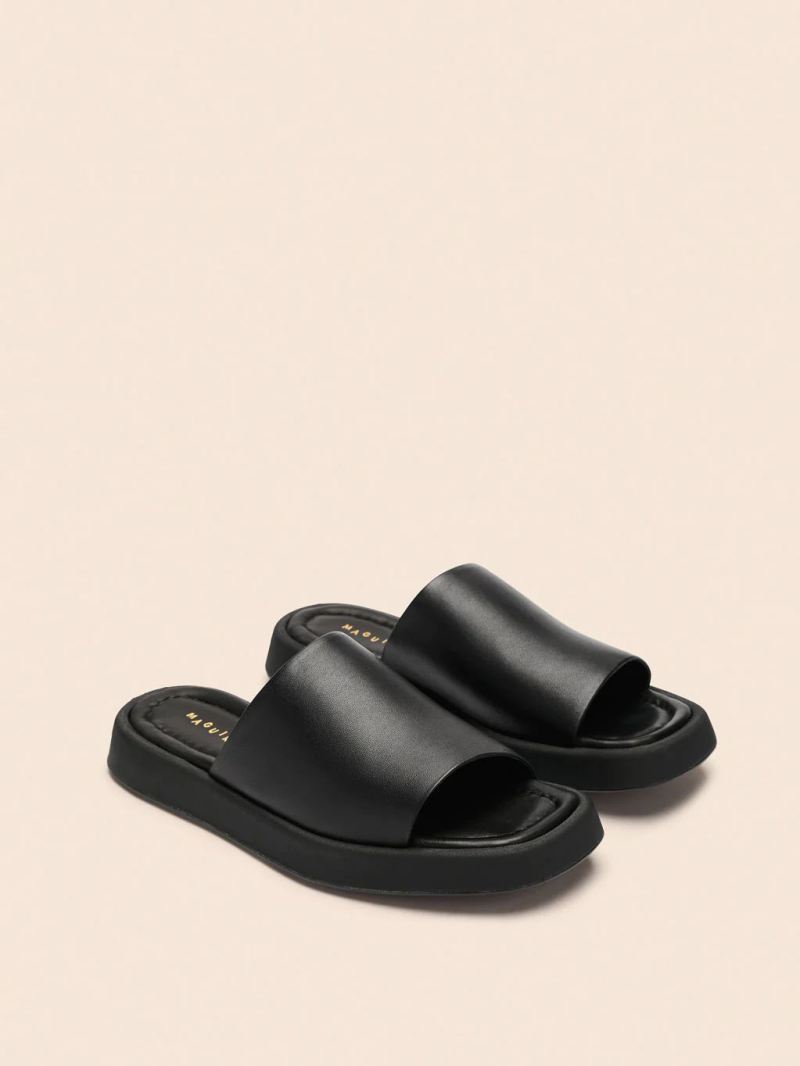 Maguire | Women's Bara Black Sandal Slide Sandal - Click Image to Close