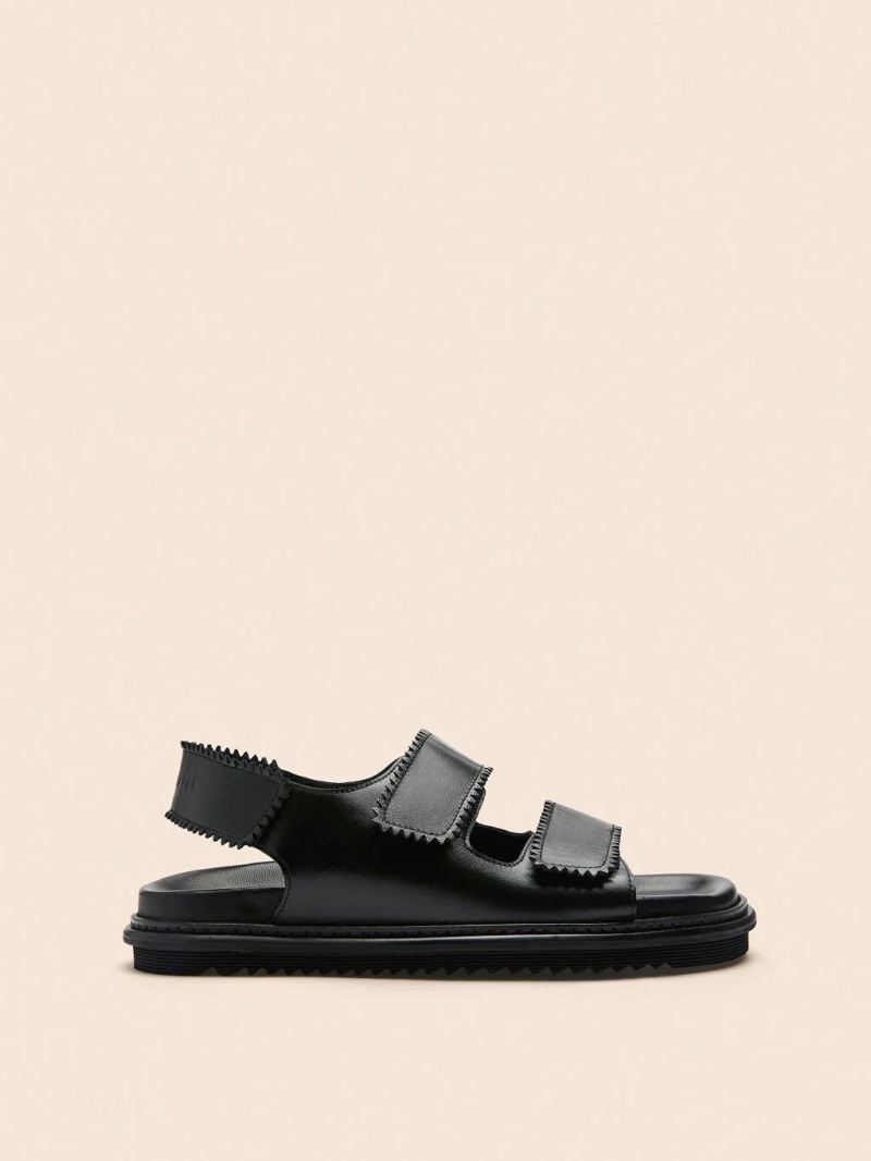 Maguire | Women's Tavira Black Sandal Velcro straps sandals - Click Image to Close