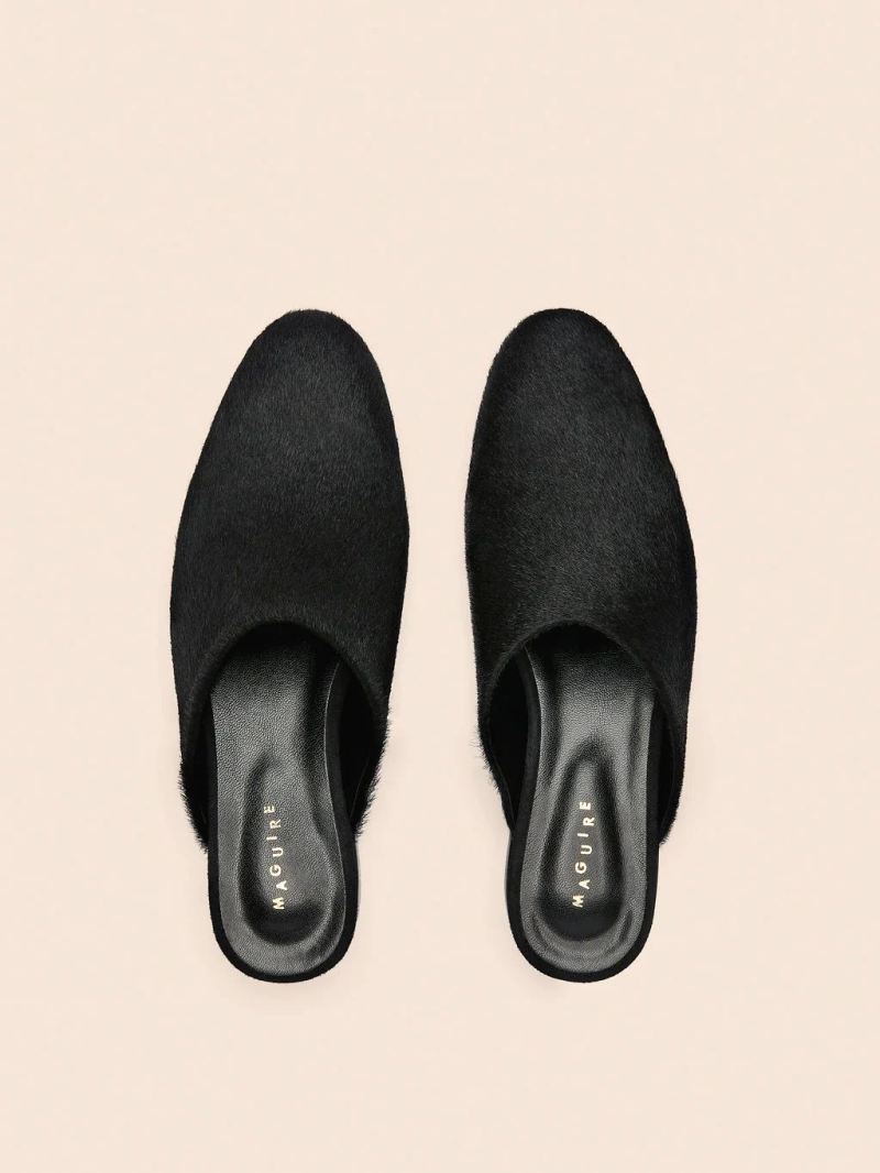 Maguire | Women's Como Black Pony Mule Last Units