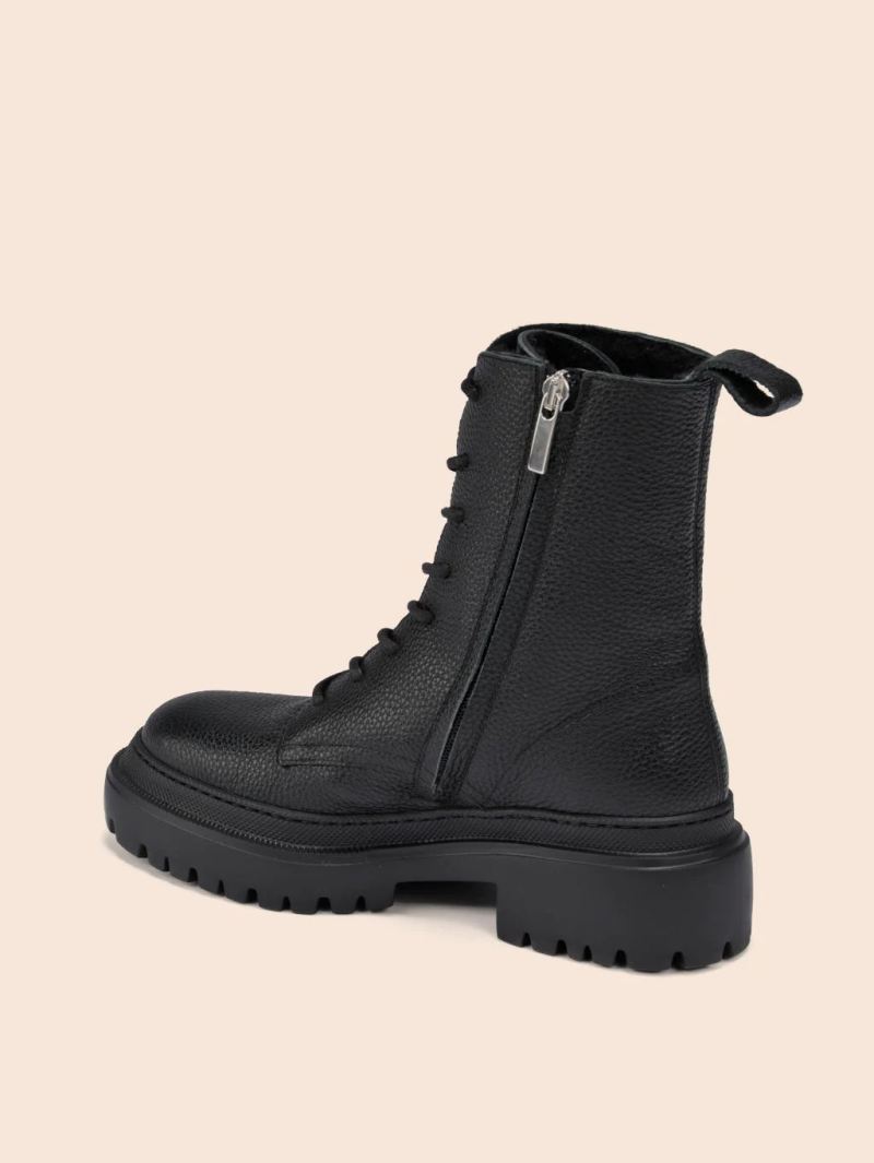 Maguire | Women's Bellagio Black Winter Boot Shearling lined