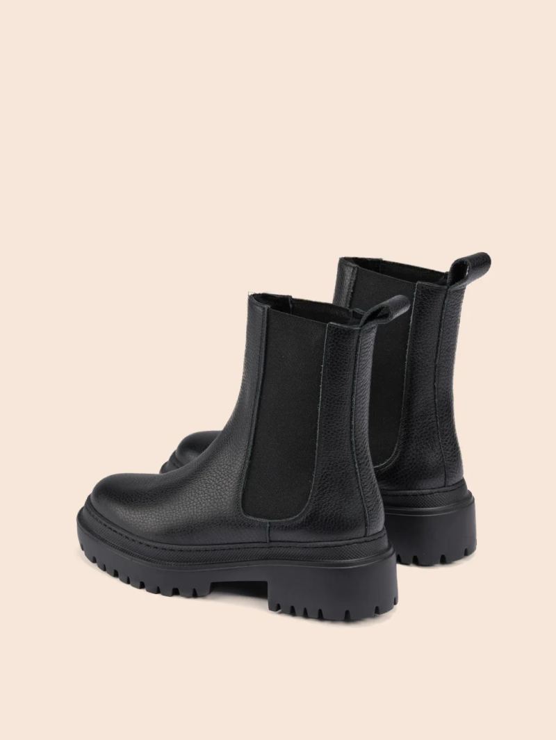 Maguire | Women's Cortina Black Winter Boot Shearling lined