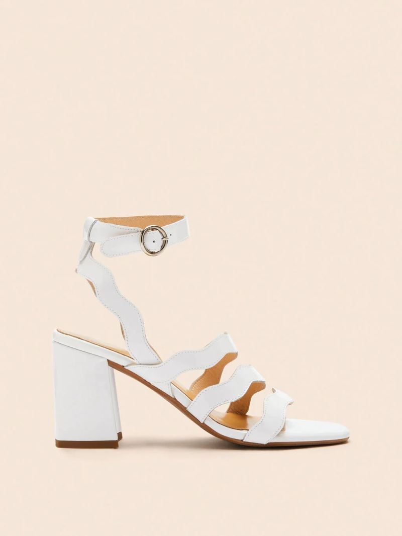 Maguire | Women's Rimini White Patent Heel Last Units