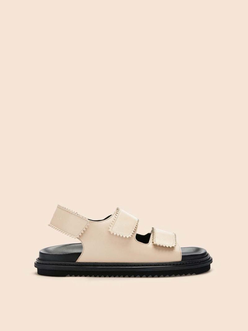 Maguire | Women's Tavira Buttermilk Sandal Velcro straps sandals