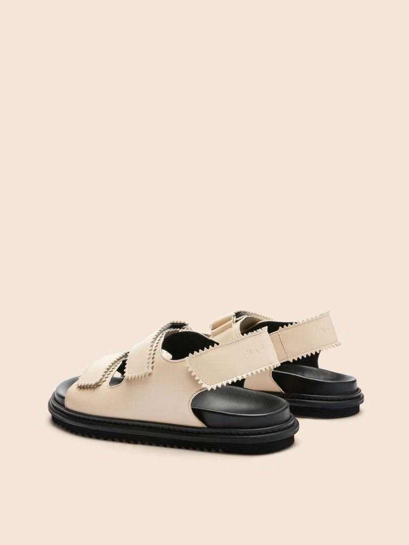 Maguire | Women's Tavira Buttermilk Sandal Velcro straps sandals