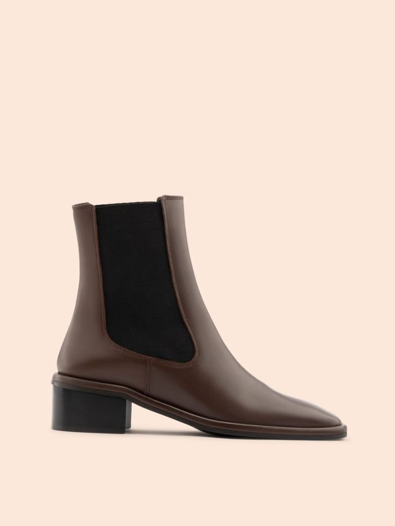 Maguire | Women's Morella Brown Boot Heeled Chelsea Boot