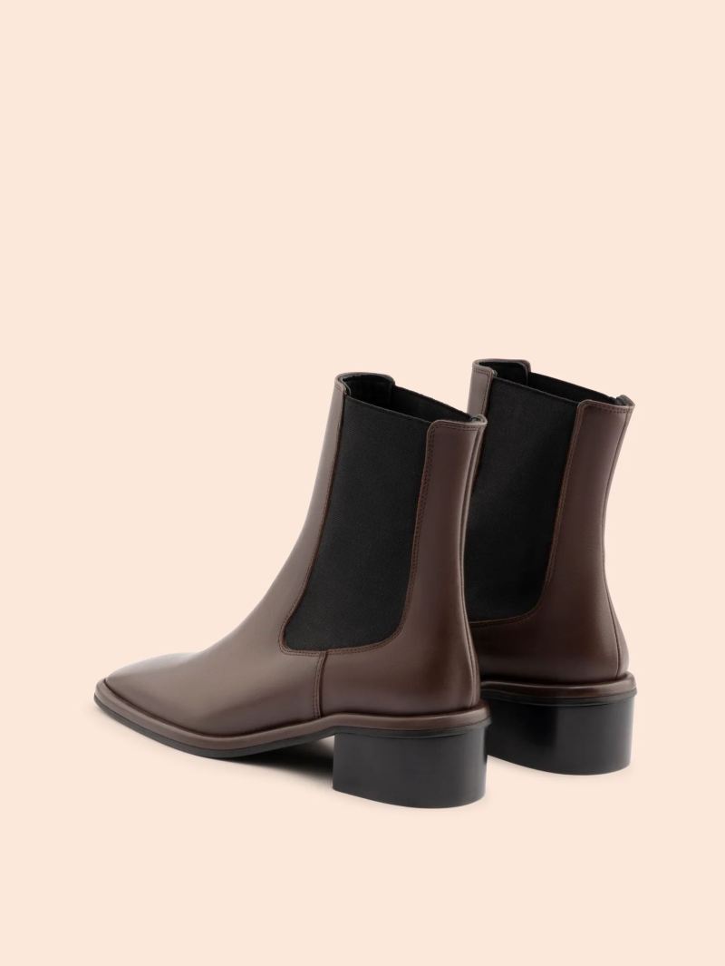 Maguire | Women's Morella Brown Boot Heeled Chelsea Boot