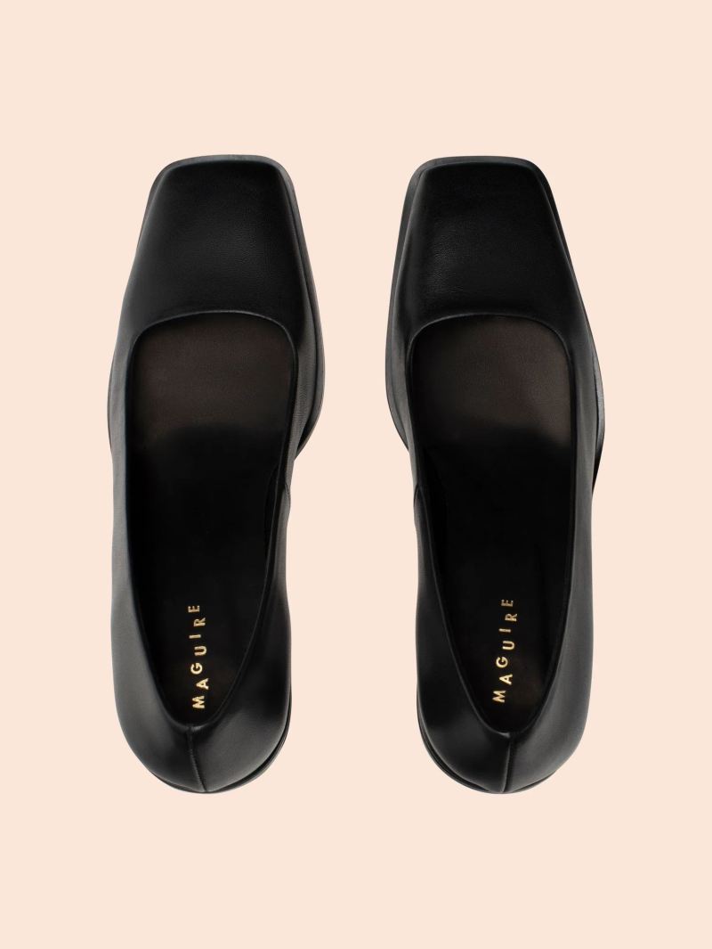 Maguire | Women's Lugo Black Pump Heeled Pump