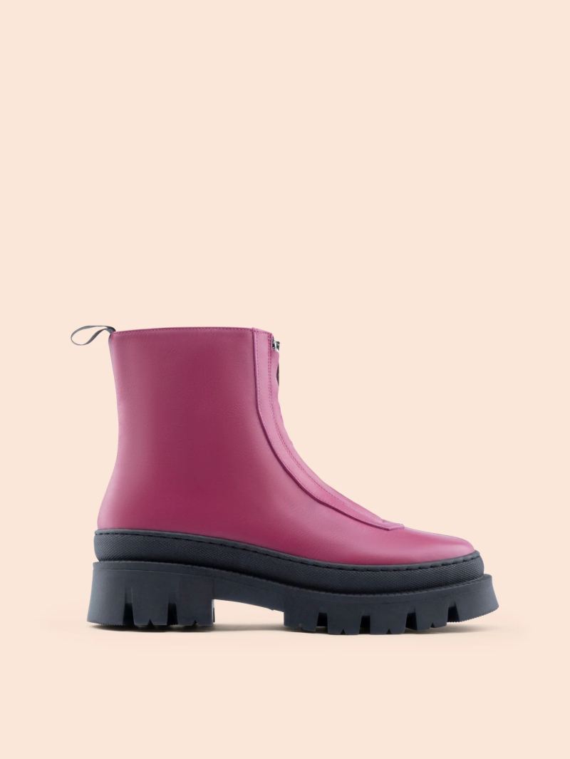 Maguire | Women's Lana Pink Boot Front-Zip Boot
