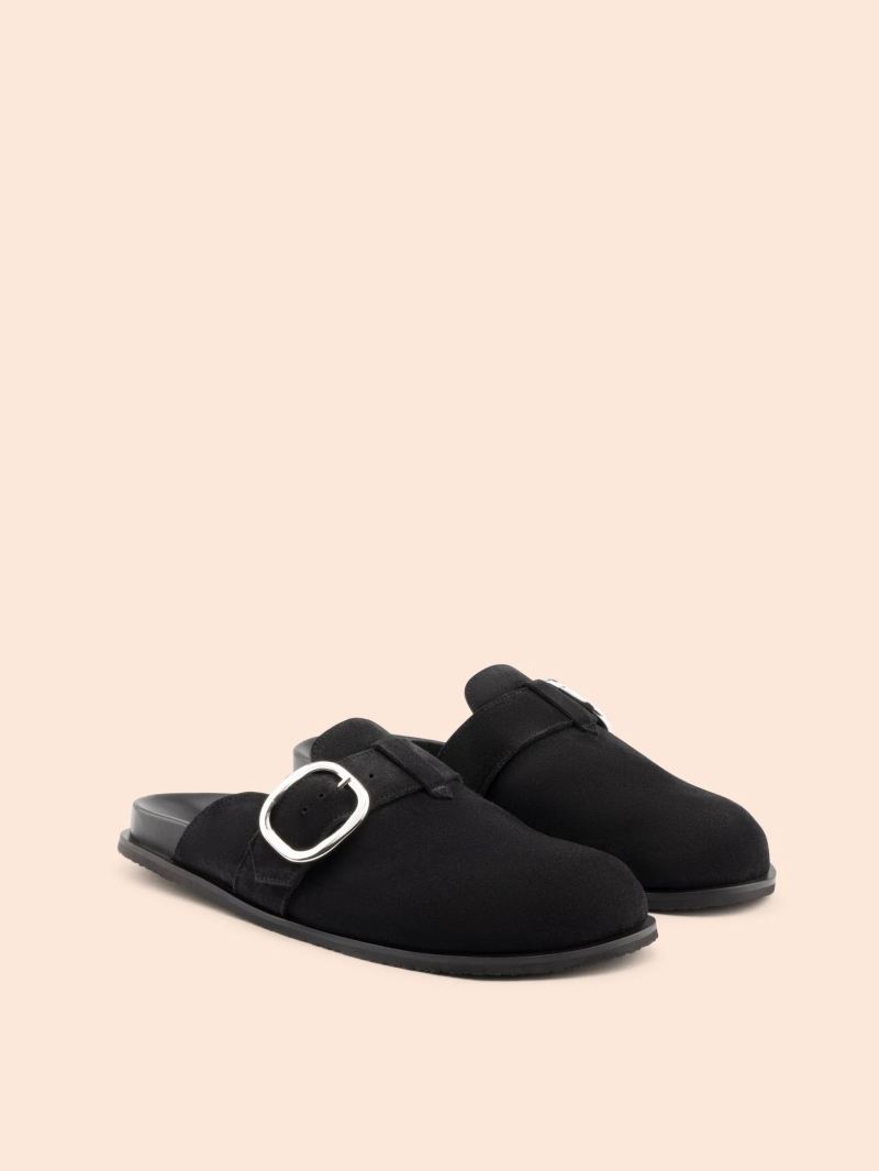 Maguire | Women's Gaia Black Clog Buckle Clog - Click Image to Close