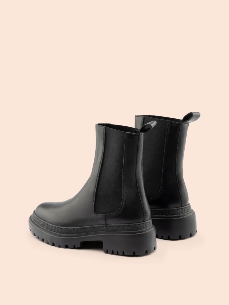 Maguire | Women's Corticella Black Leather Boot Chelsea Boot