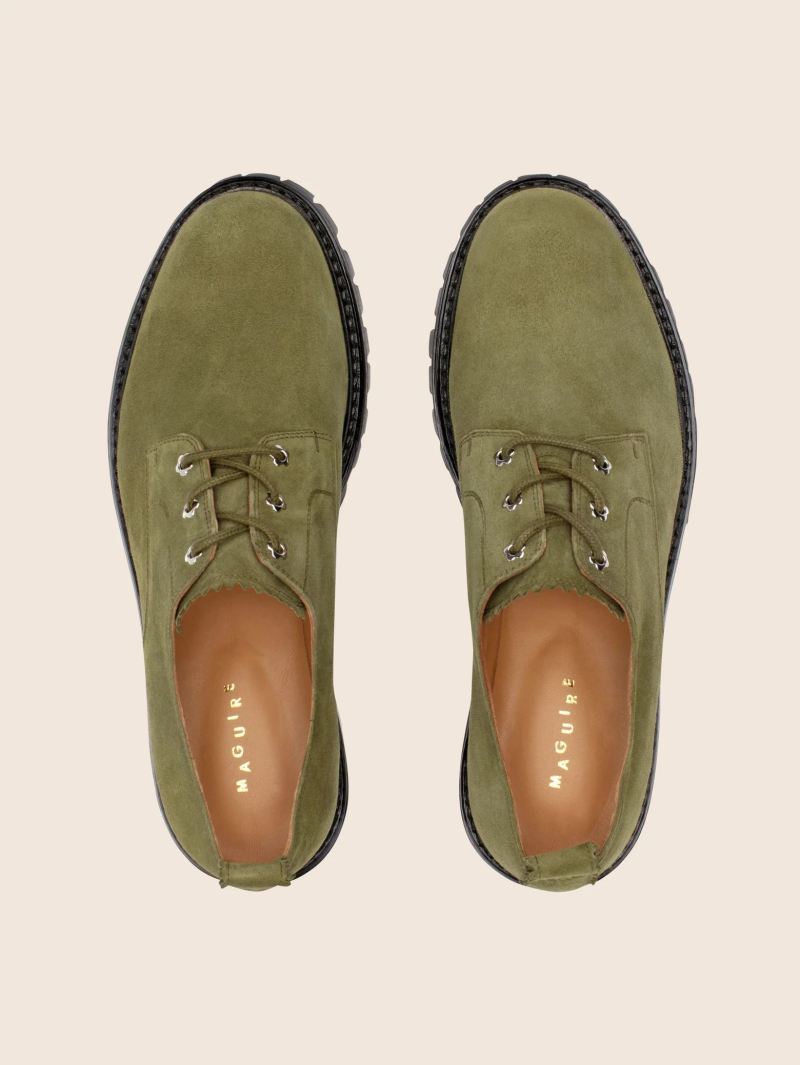 Maguire | Women's Zava Olive Oxford Last Units - Click Image to Close