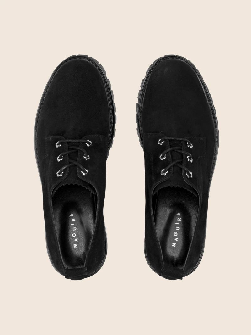 Maguire | Women's Zava Black Suede Oxford Last Units