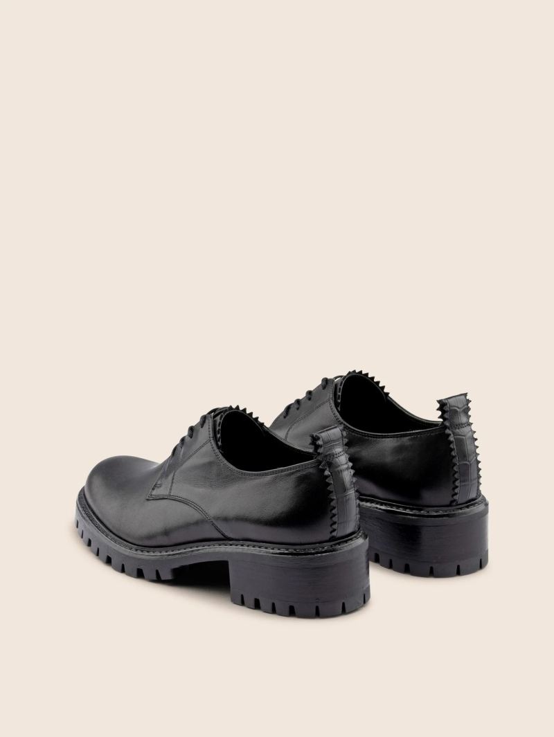 Maguire | Women's Zava Black Leather Oxford Last Units