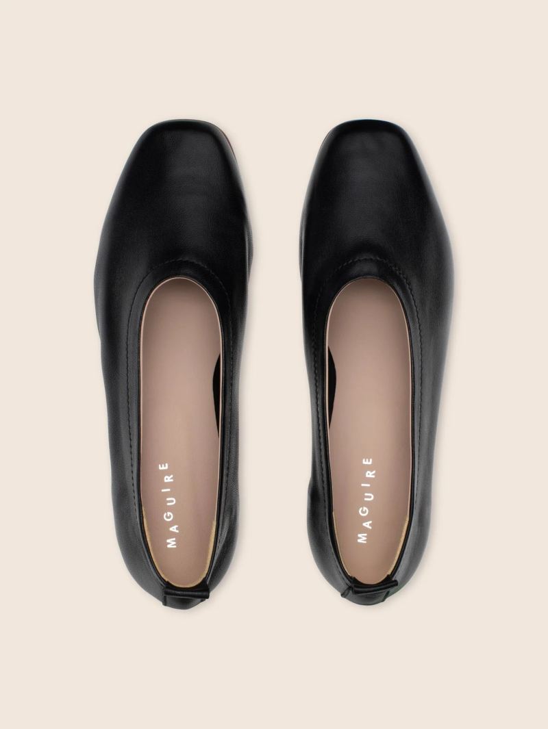 Maguire | Women's Velada Black Ballerina Ballet Flat