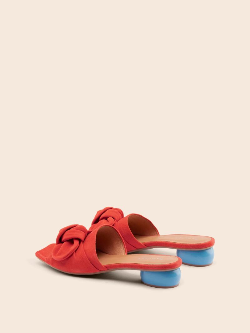 Maguire | Women's Modena Tangerine Sandal Heeled Mule - Click Image to Close