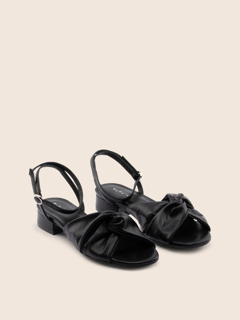 Maguire | Women's Mataro Black Sandal Heeled Sandal