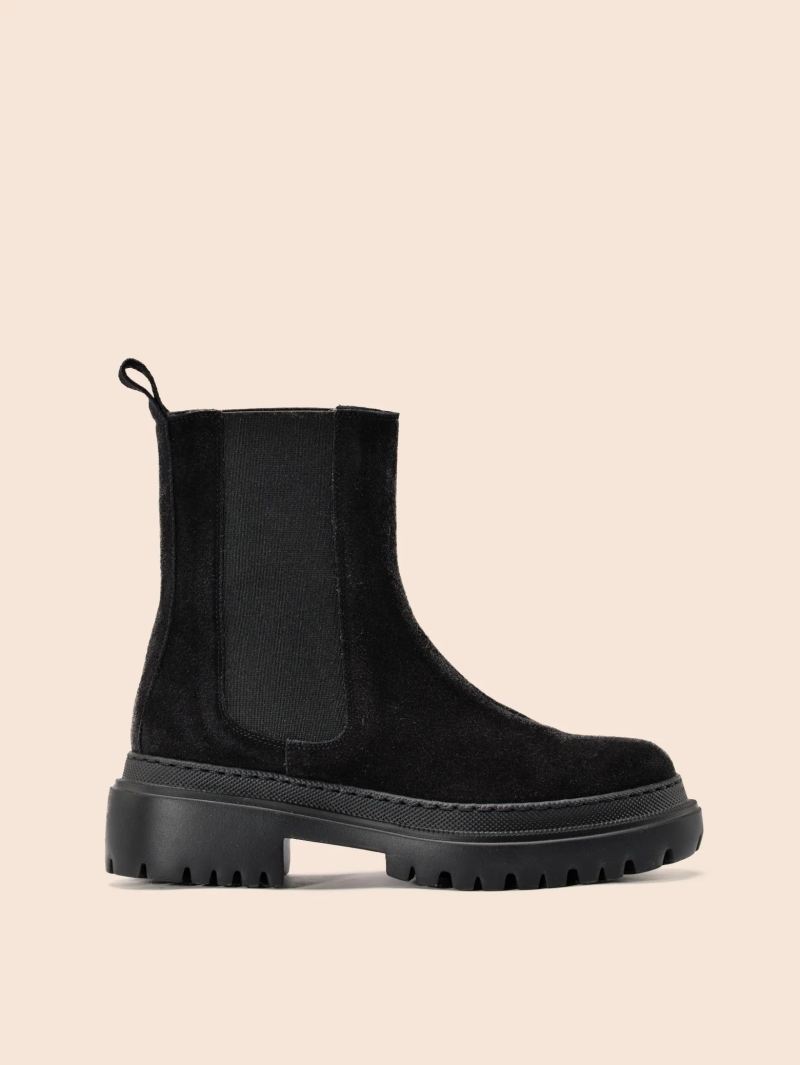 Maguire | Women's Corticella Black Suede Boot Chelsea Boot