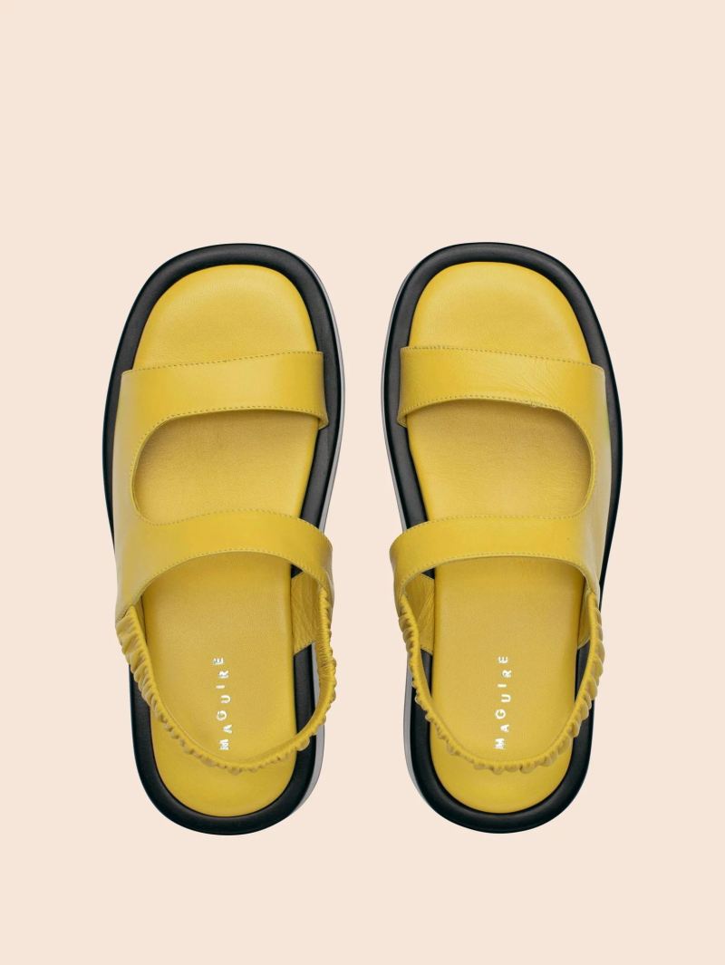 Maguire | Women's Caserta Lemon Drop Sandal Last Units - Click Image to Close