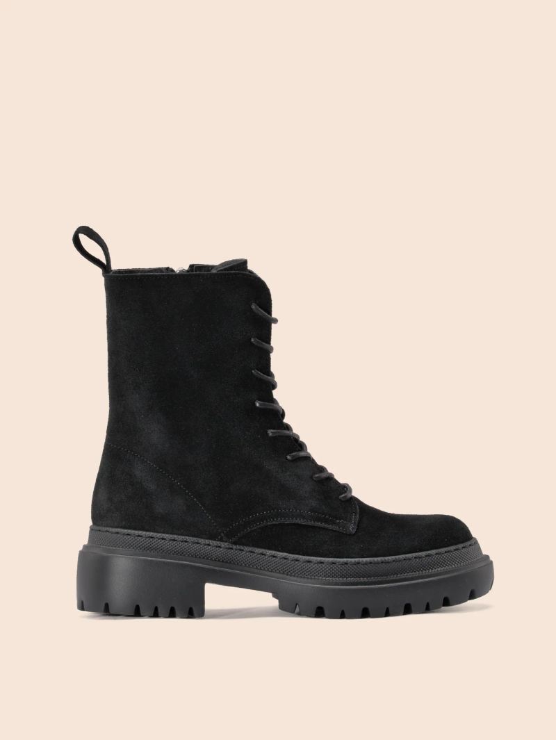 Maguire | Women's Belluno Black Suede Boot Last Units