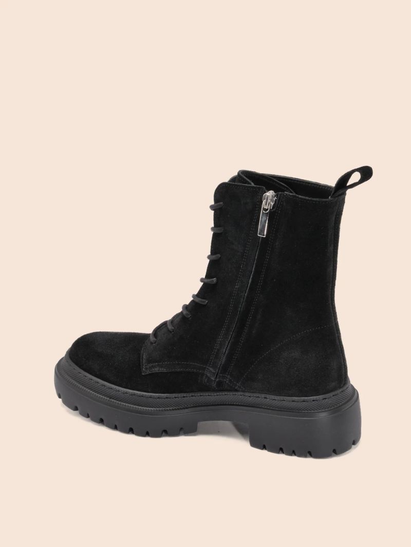 Maguire | Women's Belluno Black Suede Boot Last Units - Click Image to Close