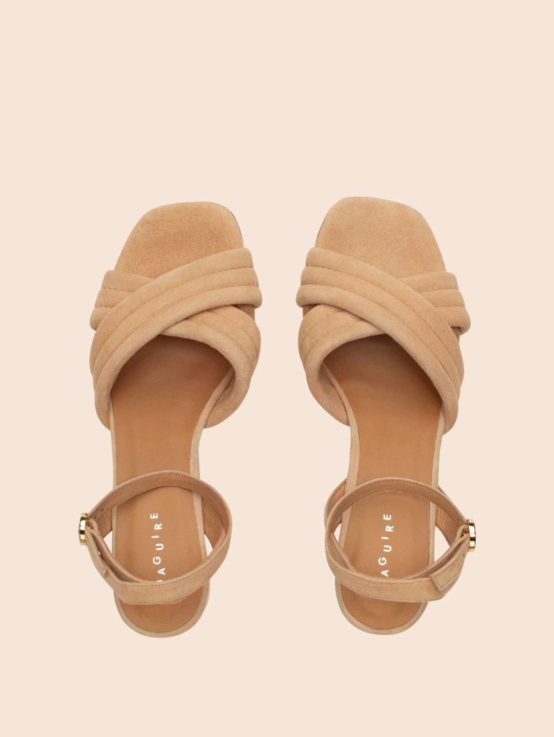 Maguire | Women's Adria Sand Heel Heeled Sandals