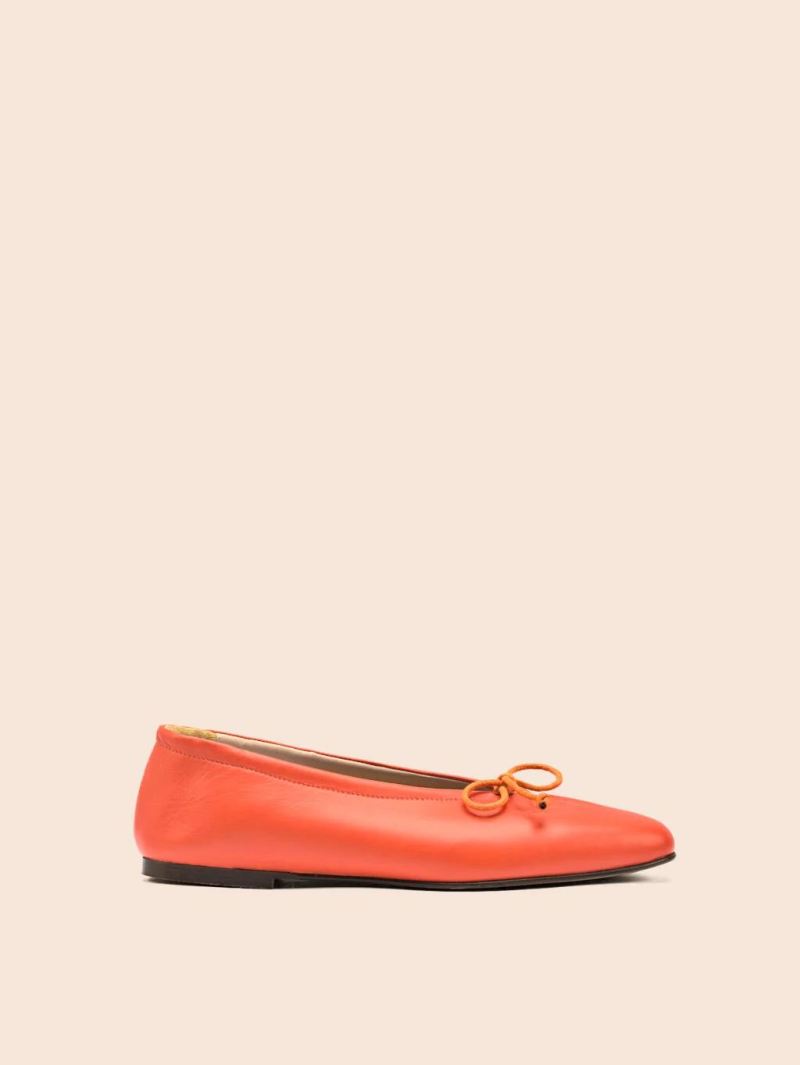 Maguire | Women's Prato Orange Ballerina Ballet flat - Click Image to Close