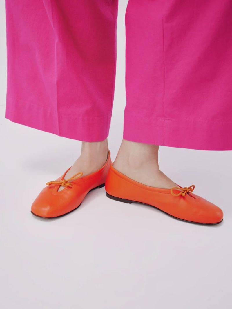 Maguire | Women's Prato Orange Ballerina Ballet flat - Click Image to Close