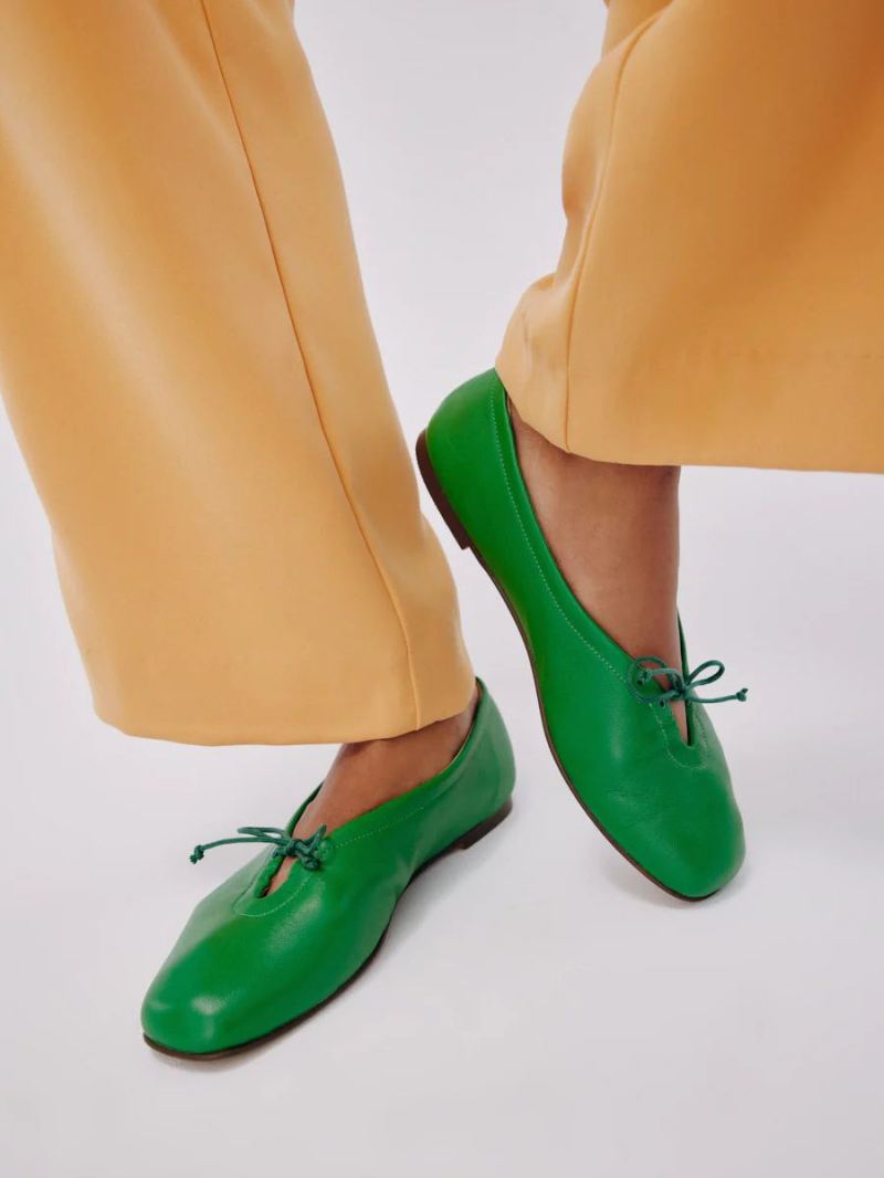 Maguire | Women's Prato Green Ballerina Last Units