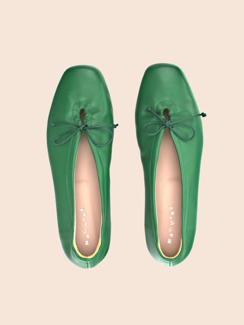 Maguire | Women's Prato Green Ballerina Last Units - Click Image to Close