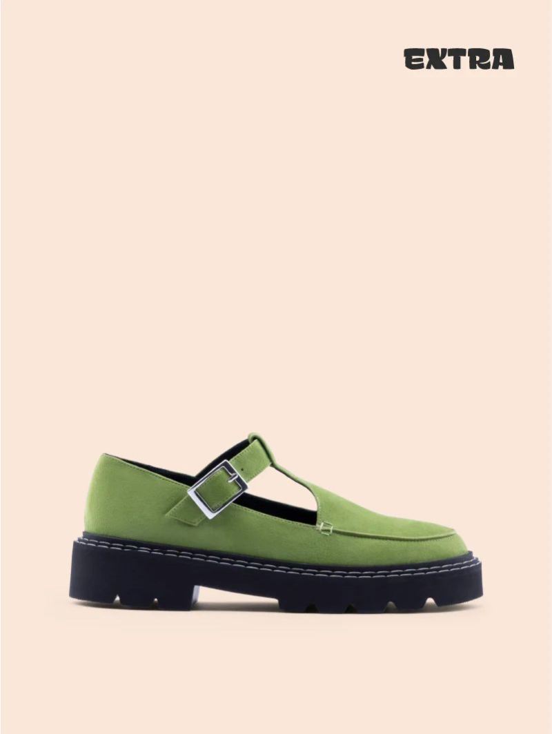 Maguire | Women's Neiva Matcha Mary Jane Flat