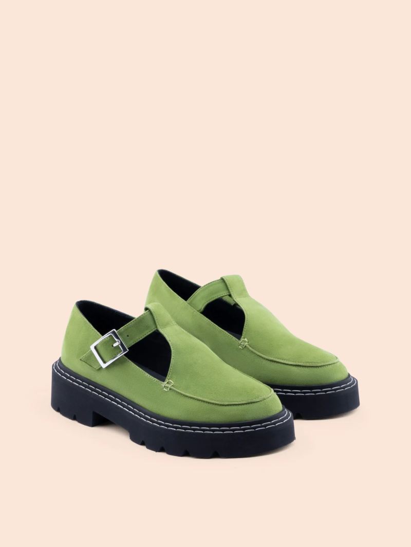 Maguire | Women's Neiva Matcha Mary Jane Flat