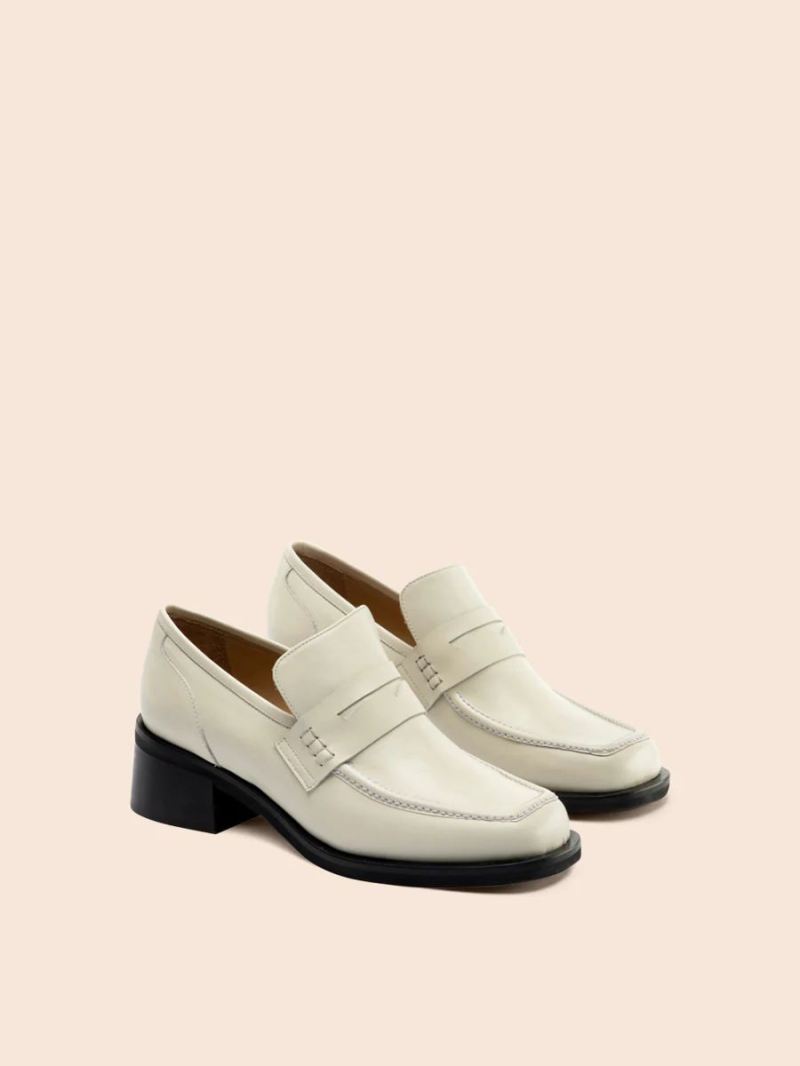 Maguire | Women's Marlia Cream Loafer Heeled Loafer