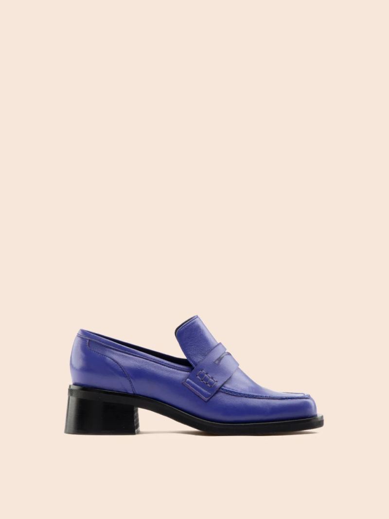 Maguire | Women's Marlia Purple Loafer Heeled Loafer