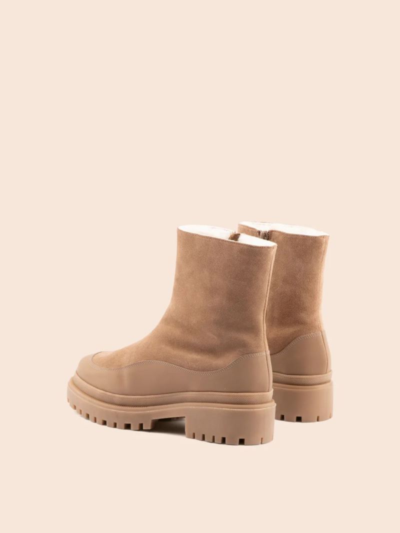 Maguire | Women's Nisa Tan Winter Boot Shearling lined