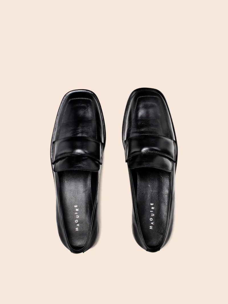Maguire | Women's Sada Black Loafer Low Loafer - Click Image to Close