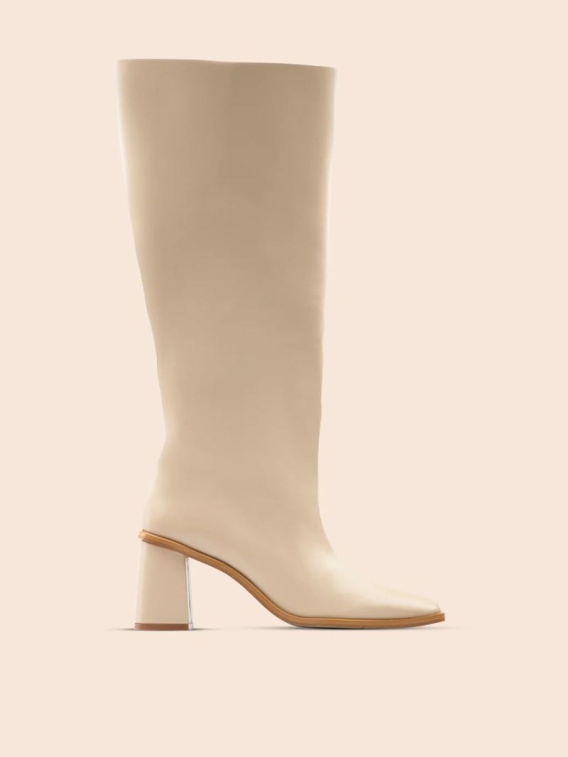 Maguire | Women's Lorca Cream Boot High-Knee Boot