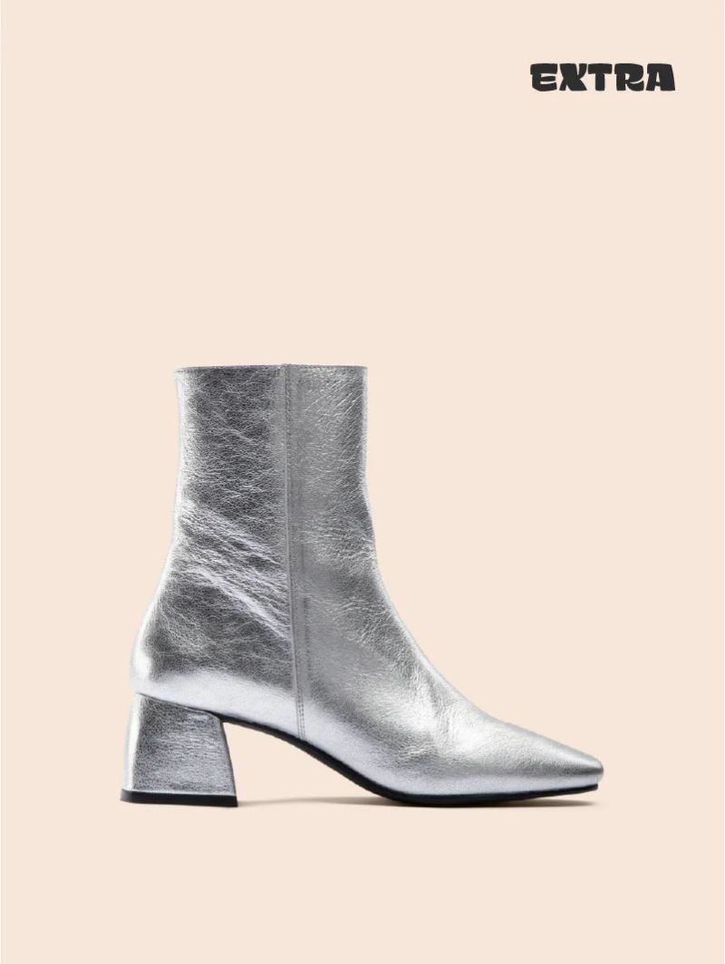 Maguire | Women's Salento Silver Boot Heeled Boot