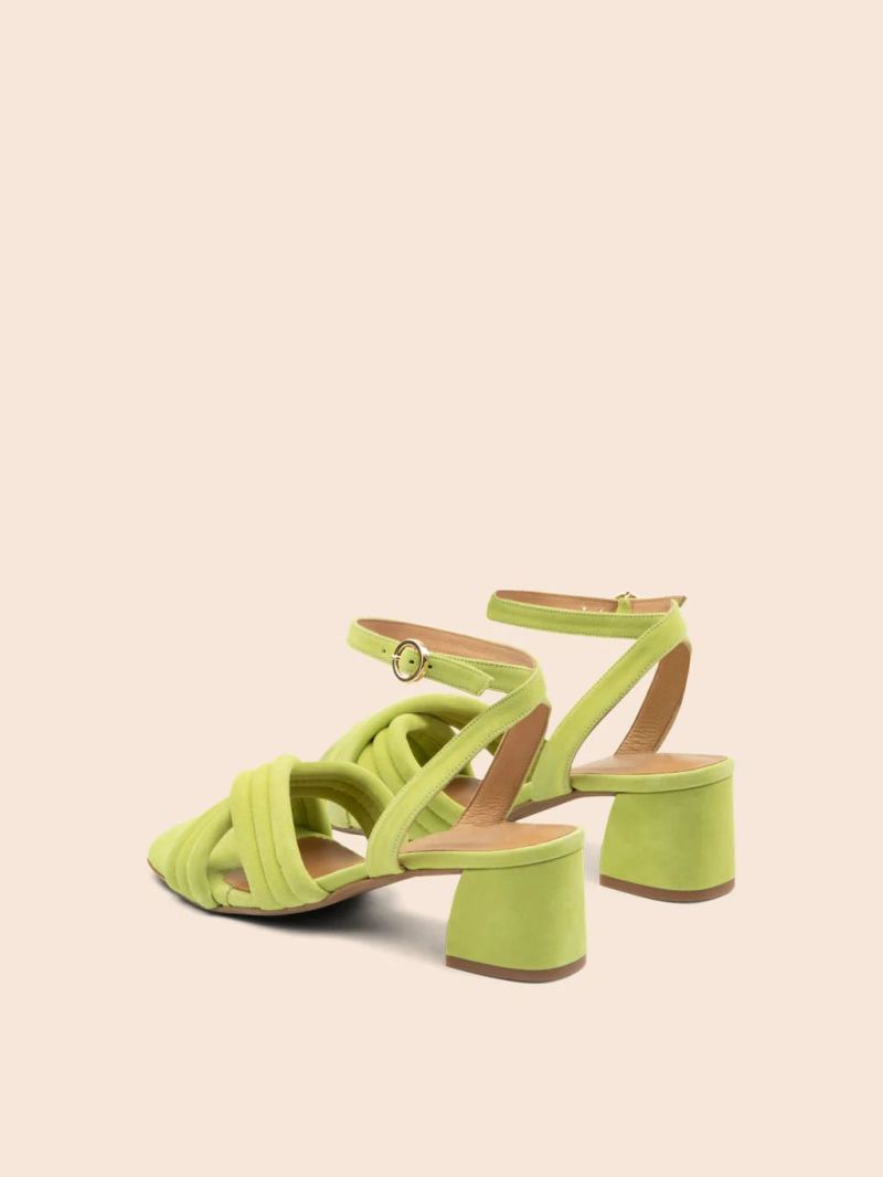 Maguire | Women's Adria Pistachio Heel Heeled Sandal