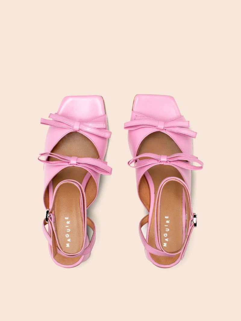 Maguire | Women's Mira Bubblegum Heel Heeled Sandal