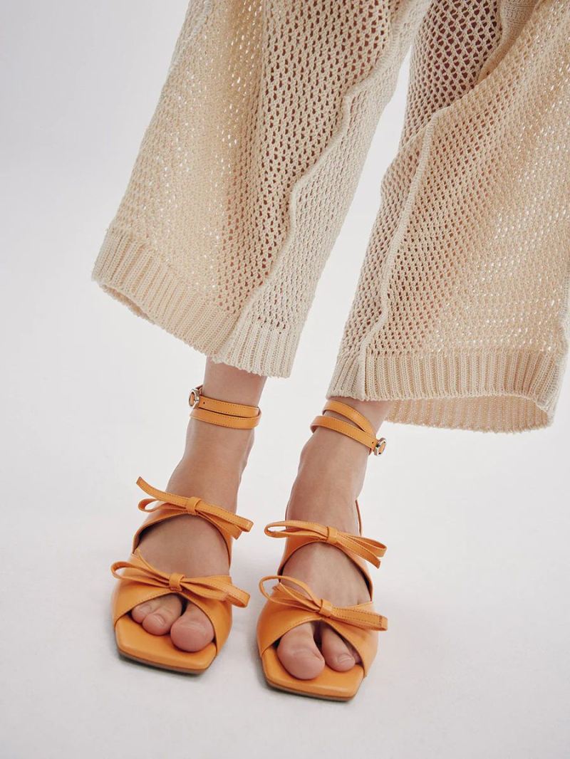 Maguire | Women's Mira Peach Heel Heeled Sandal