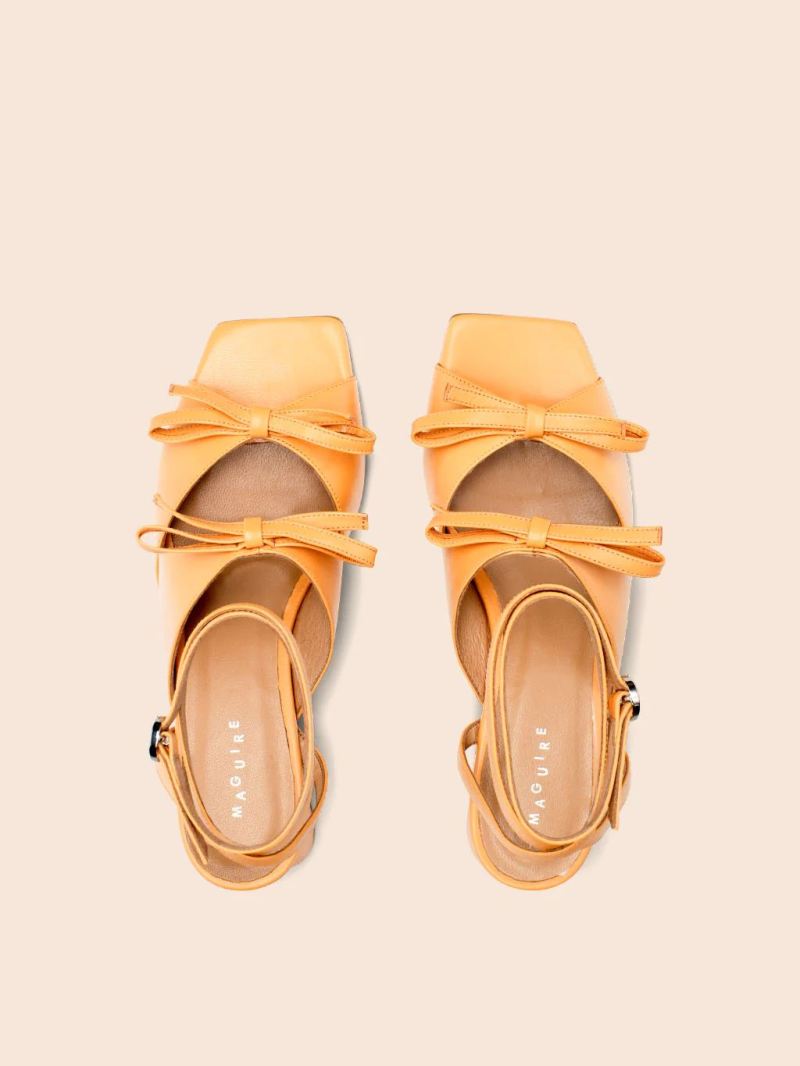 Maguire | Women's Mira Peach Heel Heeled Sandal