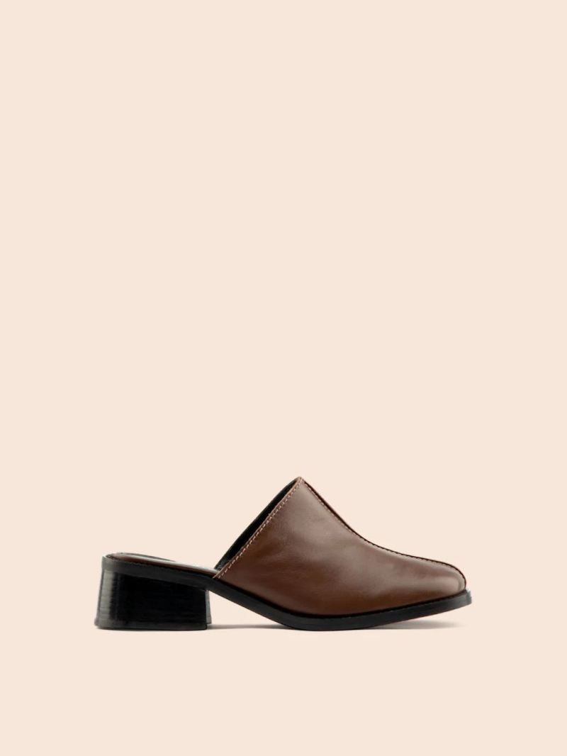 Maguire | Women's Safara Brown Mule Heeled Mule