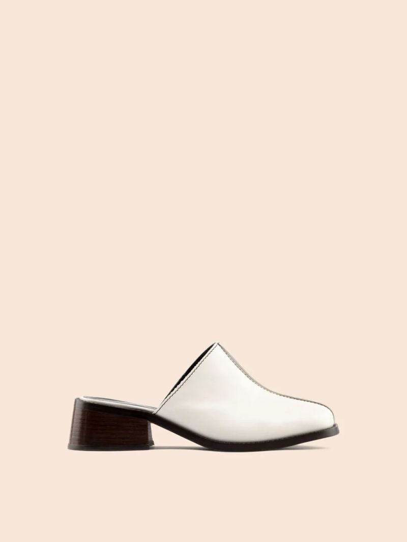 Maguire | Women's Safara Cream Mule Heeled Mule - Click Image to Close