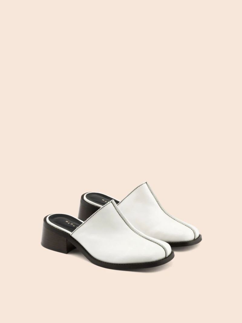 Maguire | Women's Safara Cream Mule Heeled Mule