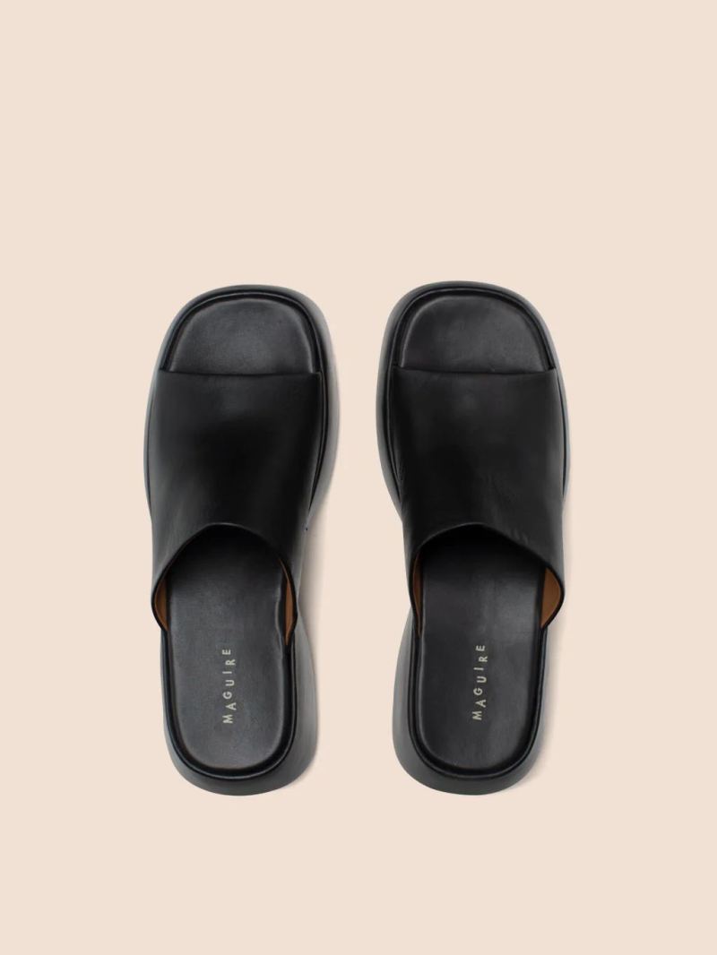 Maguire | Women's Alina Black Sandal Platform sandal