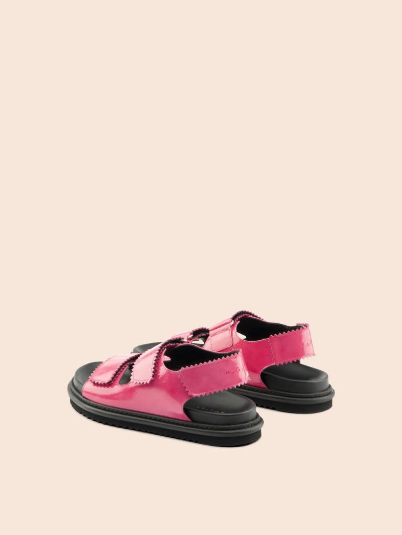 Maguire | Women's Tavira Pink Sandal Velcro straps sandals - Click Image to Close