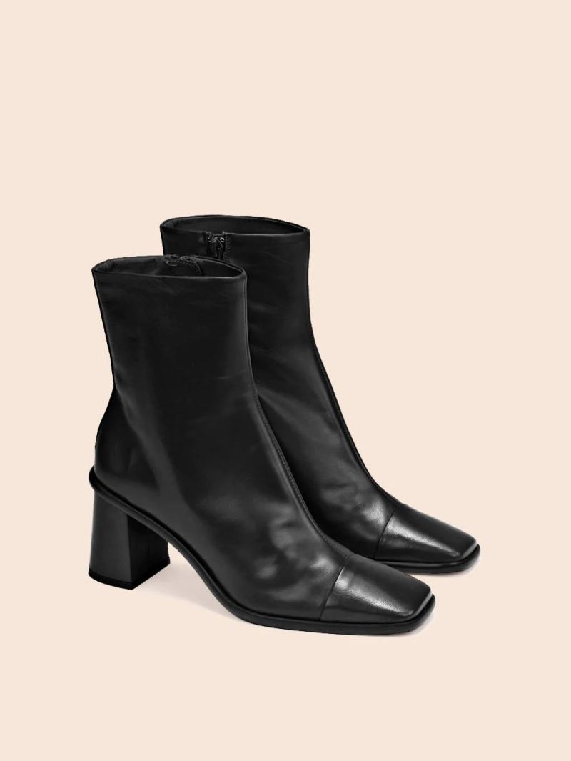 Maguire | Women's Avila Black Boot Heeled Boot