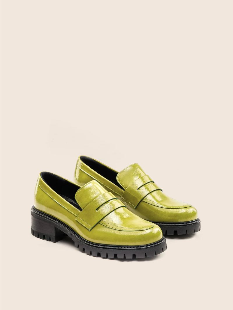 Maguire | Women's Sintra Kiwi Leather Loafer Chunky Loafer