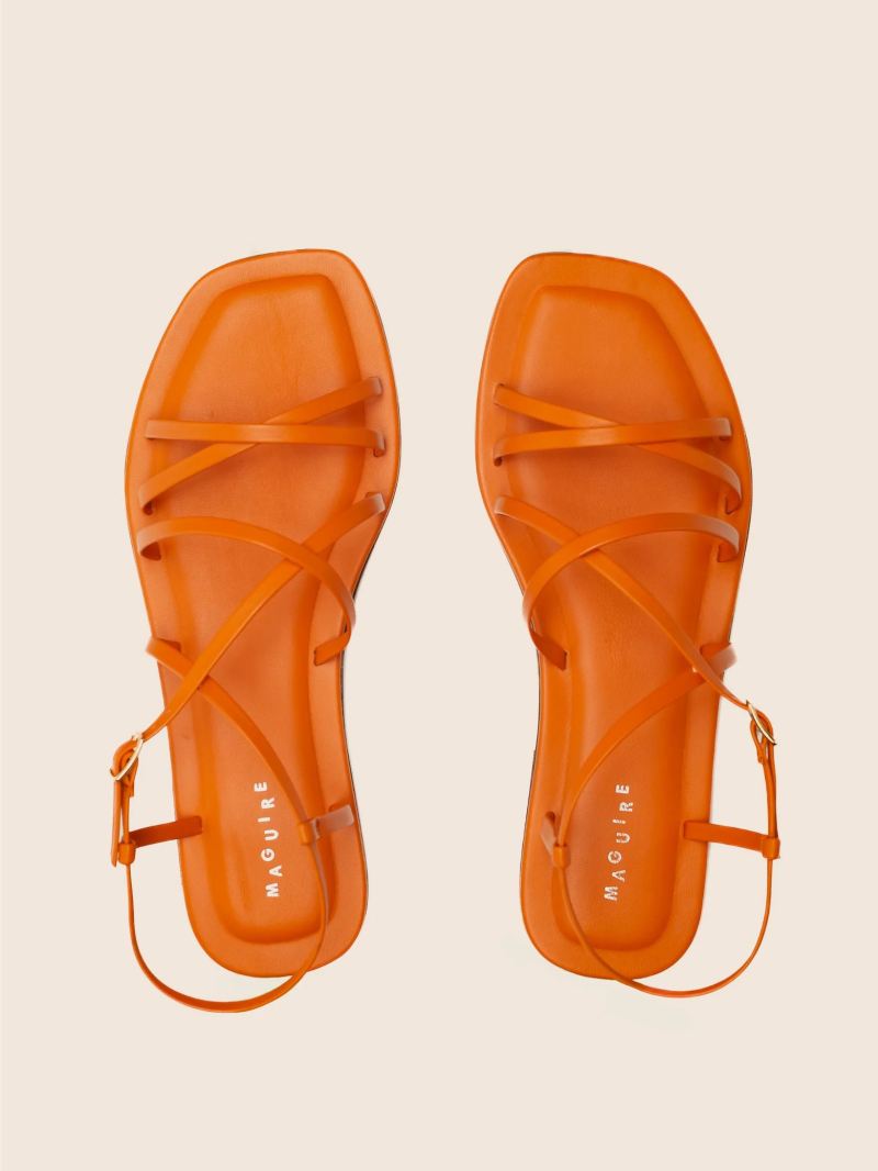 Maguire | Women's Minori Orange Sandal Strappy sandal - Click Image to Close